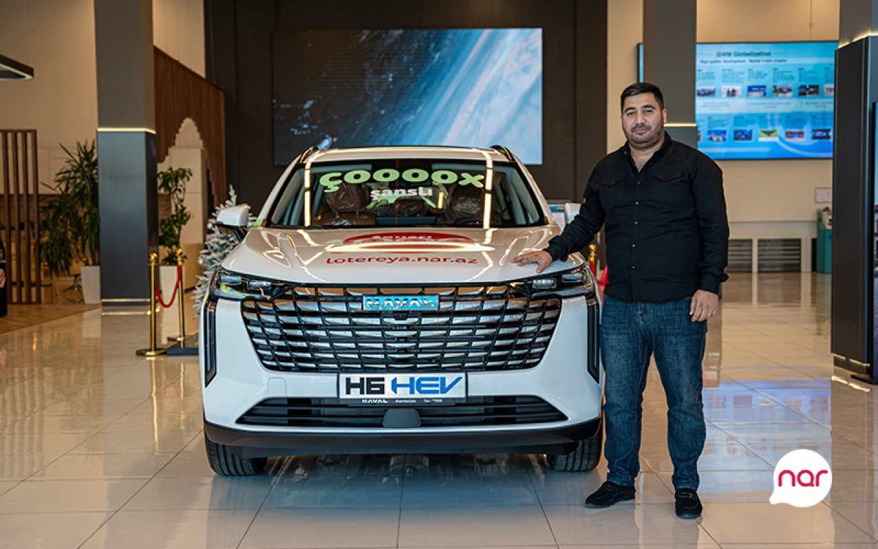 “Nar”ın “Çoox Şanslı” lotereyasında 10-cu avtomobilinsahibi bəlli oldu